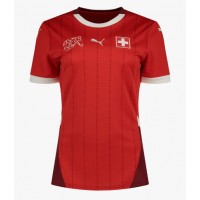 Schweiz Fußballbekleidung Heimtrikot Damen EM 2024 Kurzarm